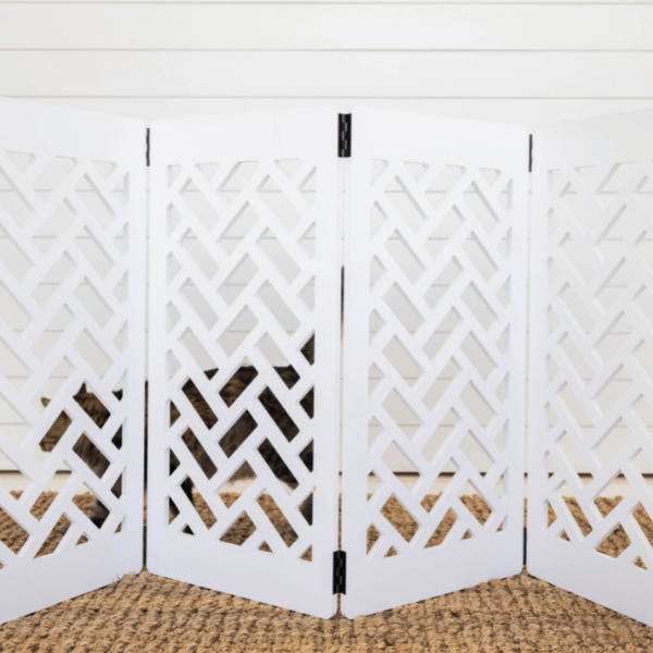 Freestanding Indoor Pet Gate Modern Dog Gate polymdrn